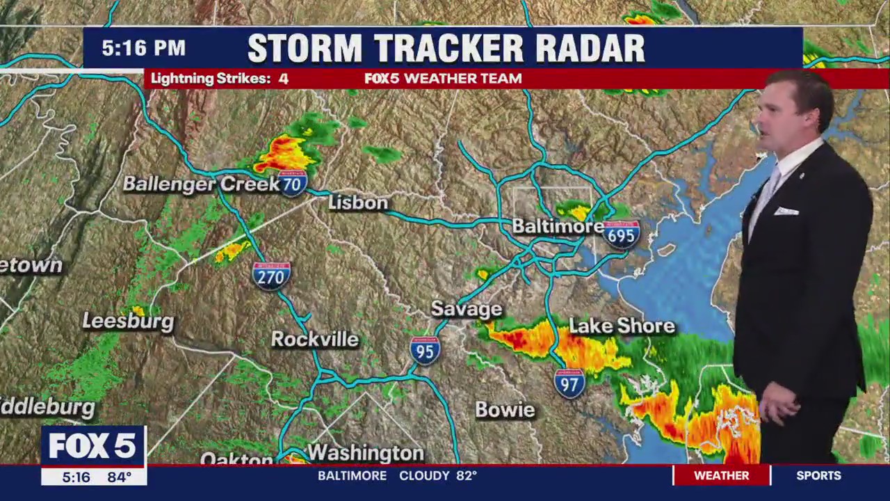 Tracking storms as Debby nears DC