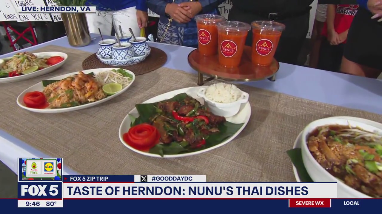 Zip Trip to Herndon: Taste of Herndon with Nunu's Thai Dishes