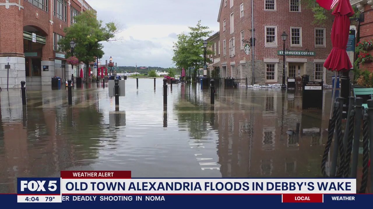 Old Town Alexandria floods in wake of storms