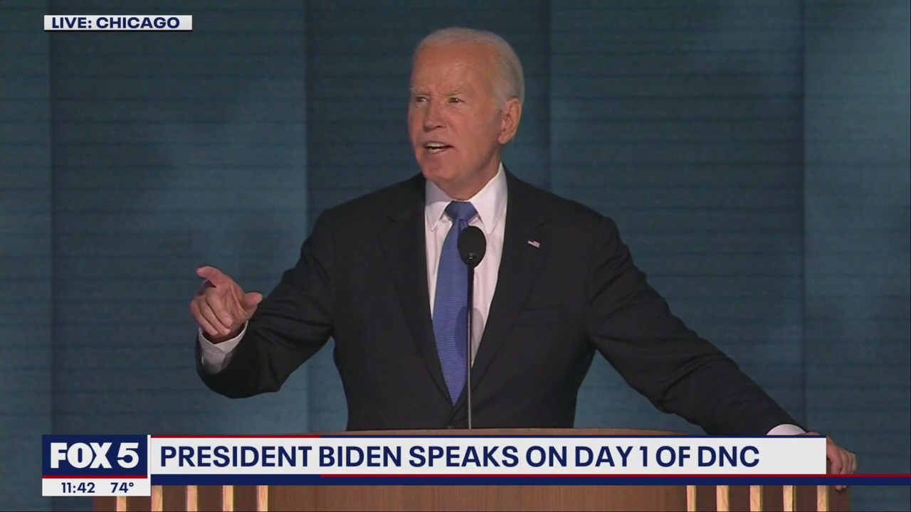 Biden caps off DNC opening night