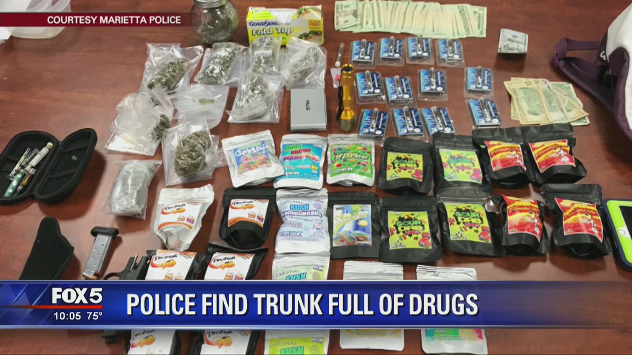 Police find trunk full of drugs | FOX 5 Atlanta