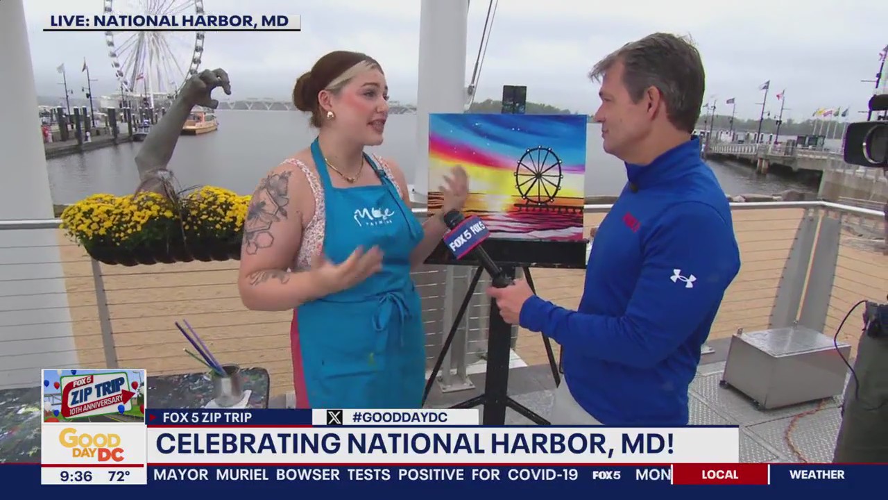 Zip Trip to National Harbor: Muse Paintbar