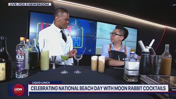Celebrating National Beach Day with Moon Rabbit cocktails