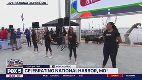 Zip Trip to National Harbor: Oxon Hill High Cheerleaders Perform