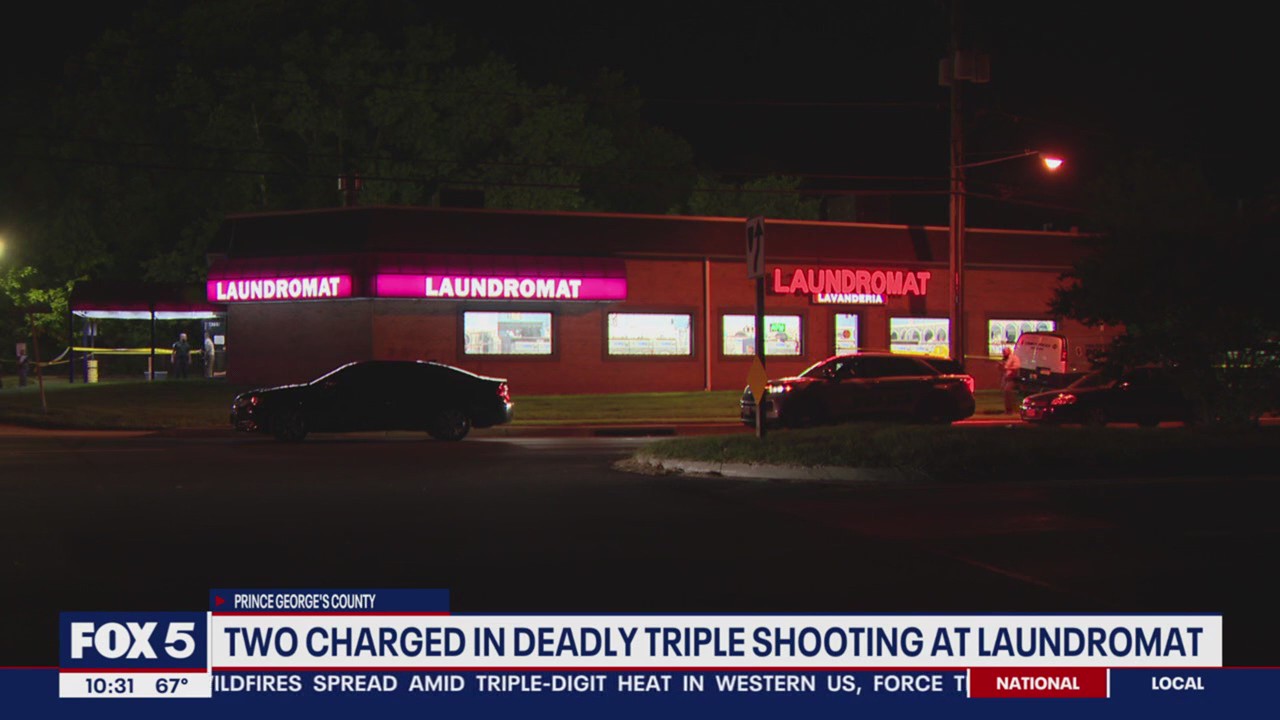2 charged in deadly triple shooting at Hyattsville laundromat | FOX 5 DC