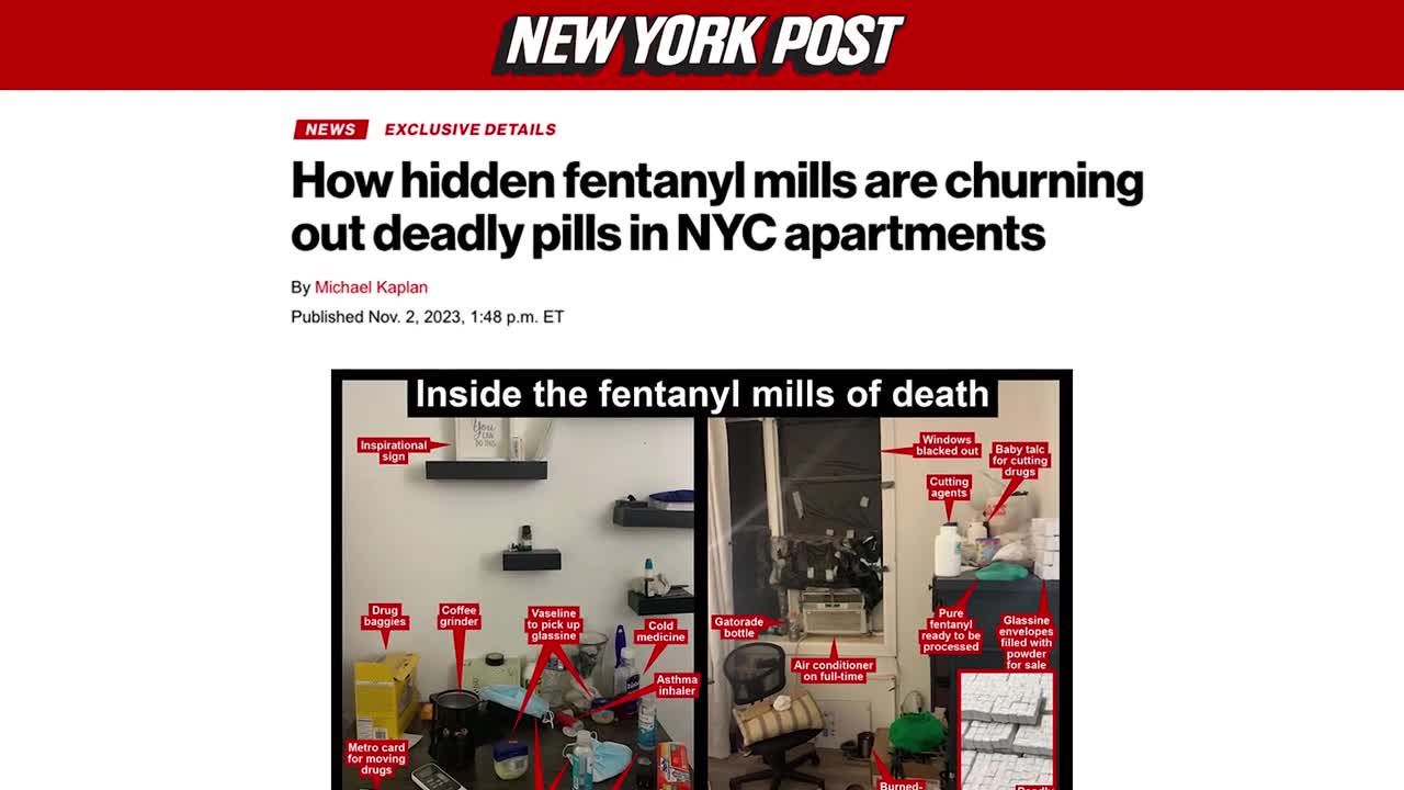 NYC's hidden fentanyl mills churn out deadly pills