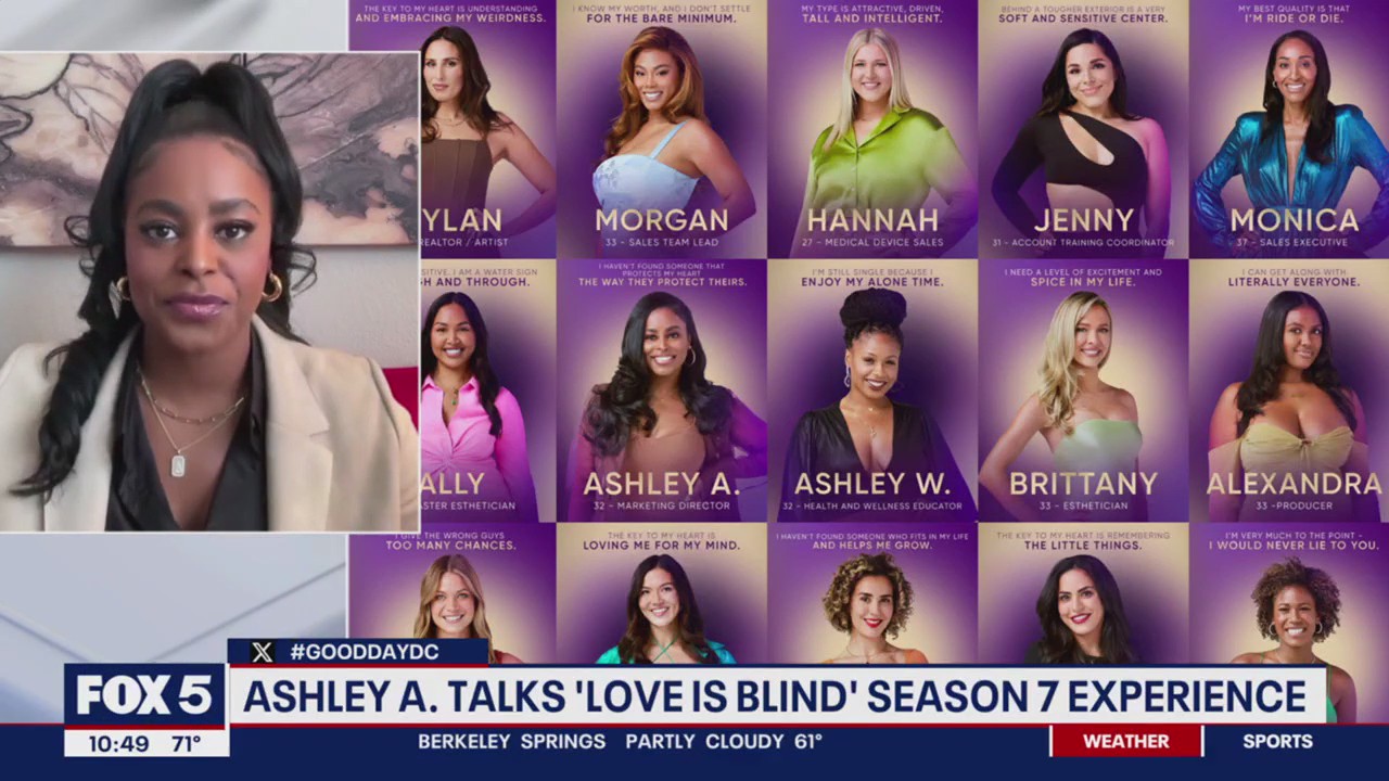 Ashley Ruff Dc Ashley A. 'Love Is Blind' DC cast member talks experience | FOX 5 DC