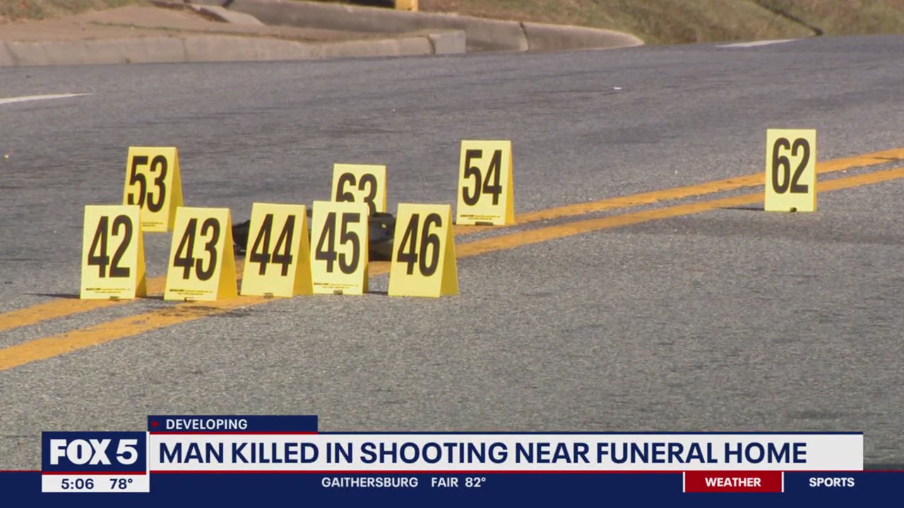 Man dead after shooting near funeral home in Prince George's County ...