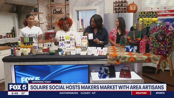 Local business owners set up shop at Solaire Social's Makers Market