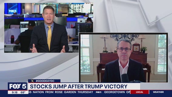 Stocks jump after Trump victory