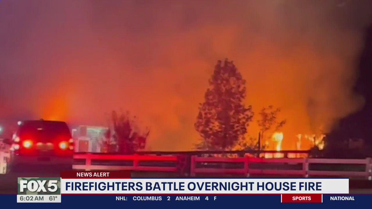 Family safe after massive house fire destroys Montgomery County home ...