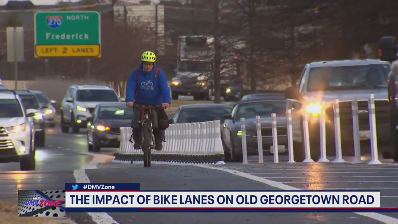 The impact of bike lanes on Old Georgetown Road
