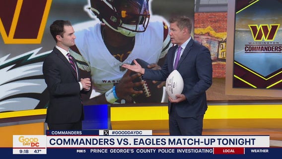 Commanders vs. Eagles match-up tonight