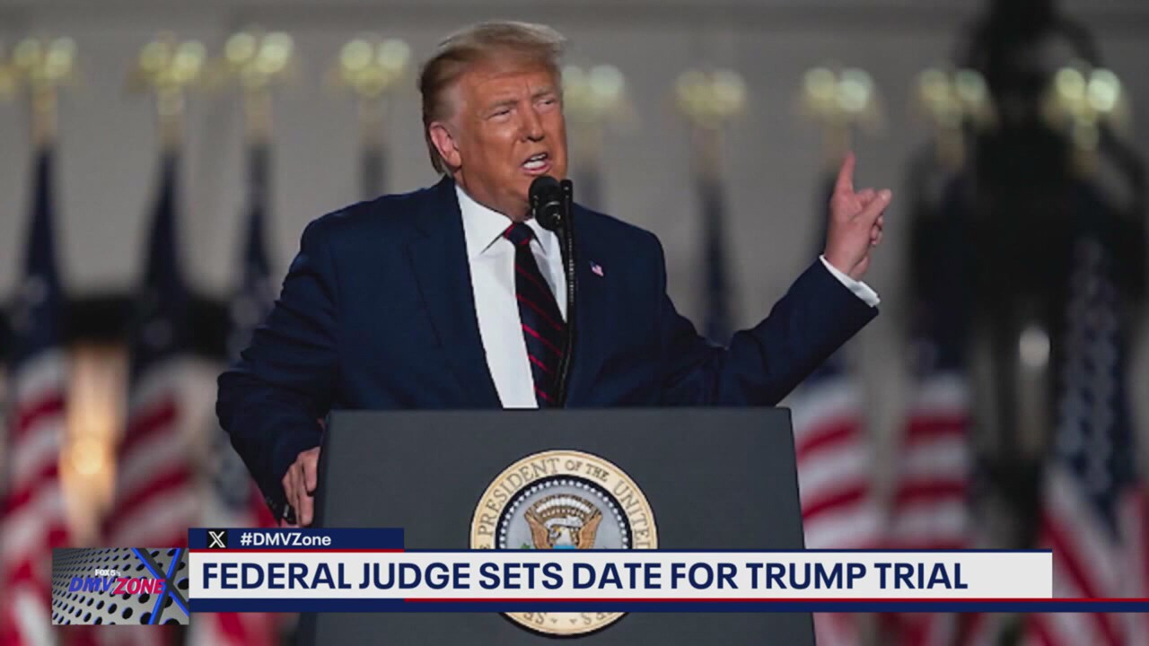 Federal judge sets date for Trump trial