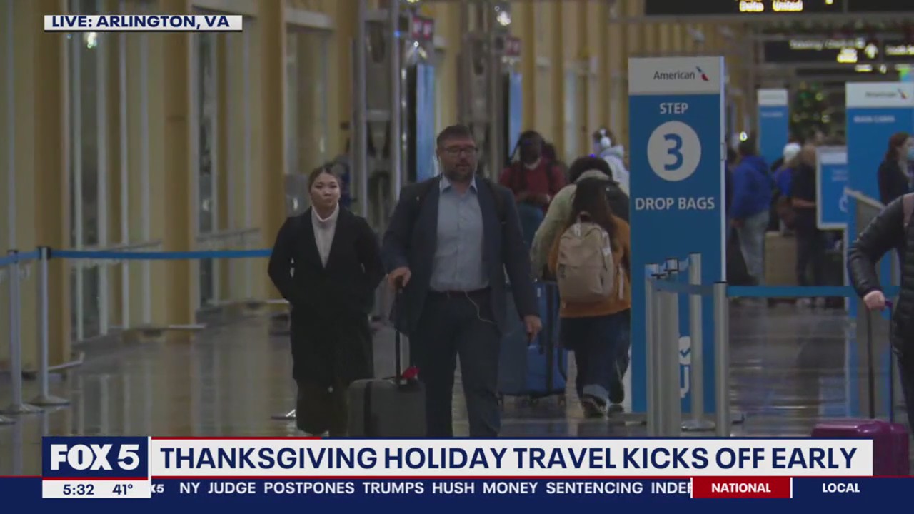 92,000 people across DC region traveling for Thanksgiving holiday: AAA ...