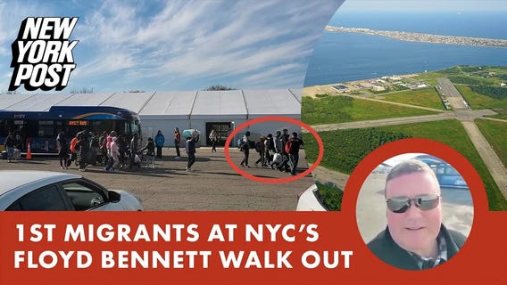 First migrants at Floyd Bennett Field leave site
