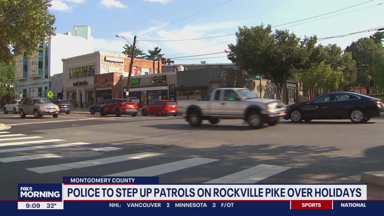 Police to step up patrols on Rockville Pike over holidays | FOX 5 DC