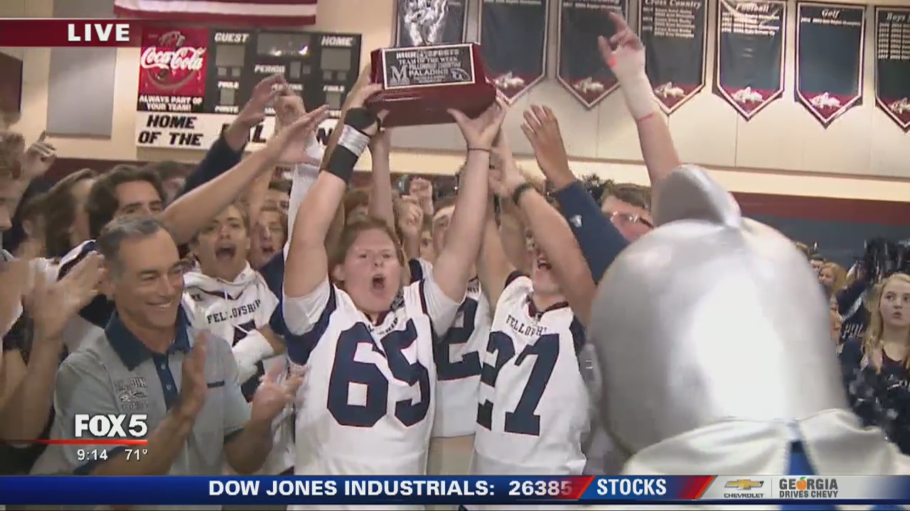 Team of the week Fellowship Christian