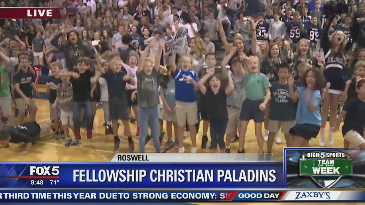 Team of the Week Pep Rally Fellowship Christian