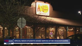 Parent react after special needs students denied service at Cracker Barrel