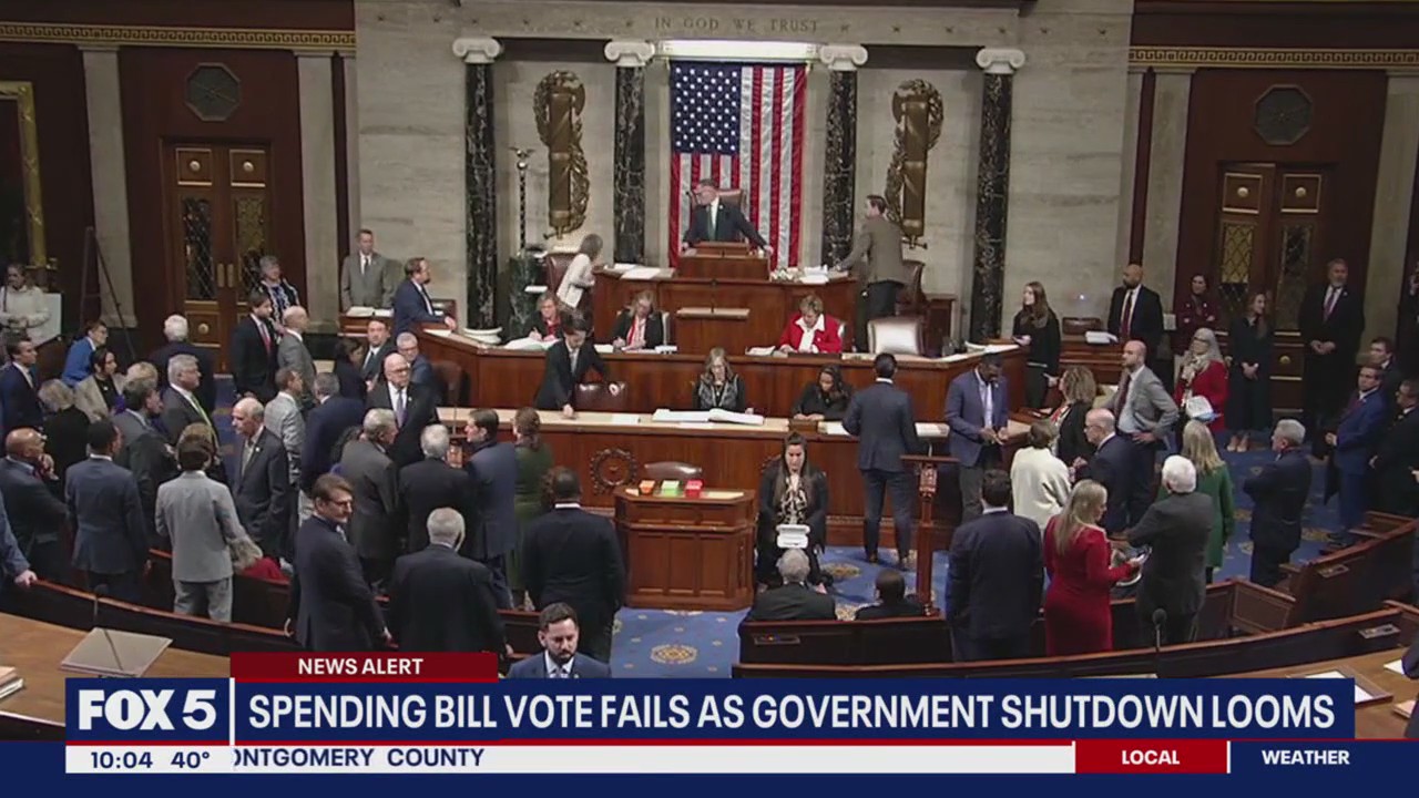 Government shutdown looms as Trump-backed spending bill fails in House ...