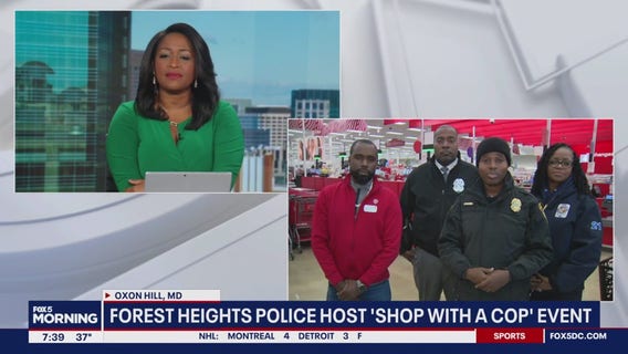 Annual Shop with a Cop event in Forest Heights