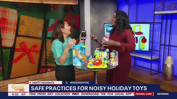 Safe practices for noisy holiday toys