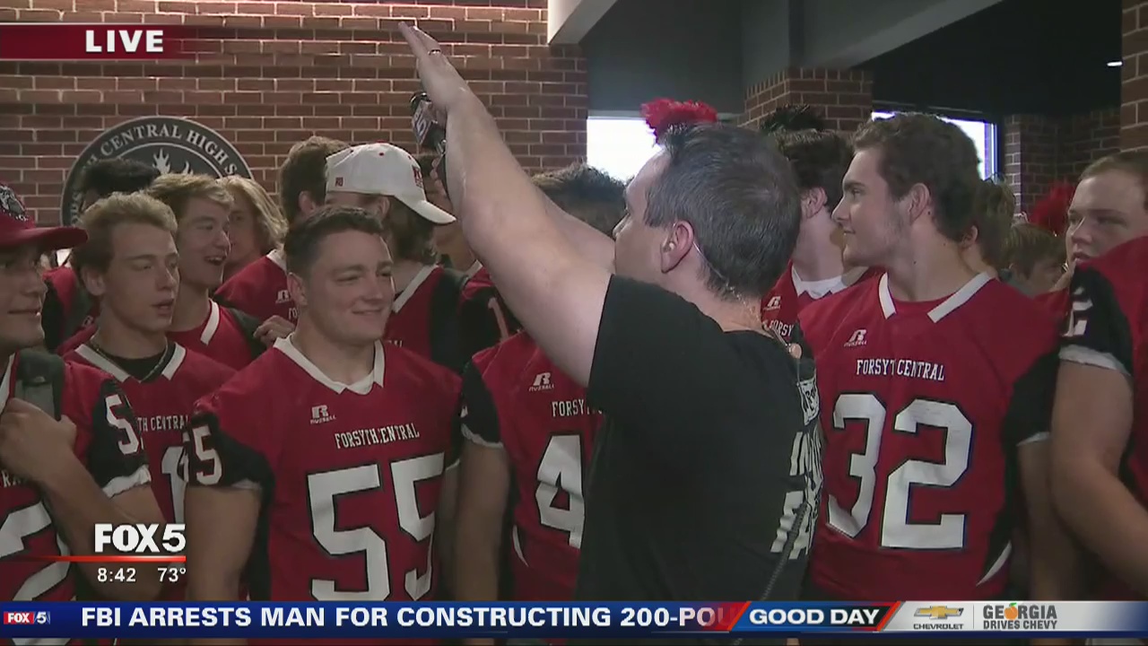 TOTW pep rally at Forsyth Central HS