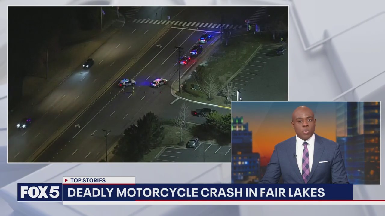 Motorcyclist killed in deadly crash in Fair Lakes | FOX 5 DC