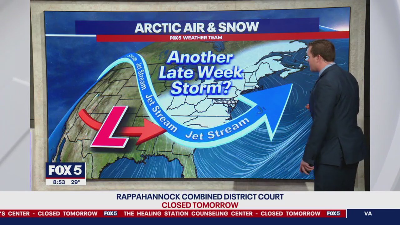 Could another snowstorm impact DC region this weekend?