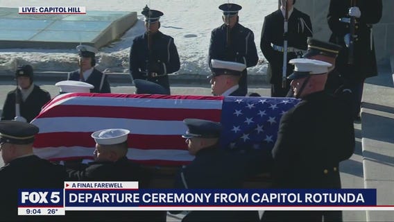 Jimmy Carter's casket transferred from Capitol Rotunda