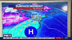 FOX 5 Weather forecast for Monday, January 13