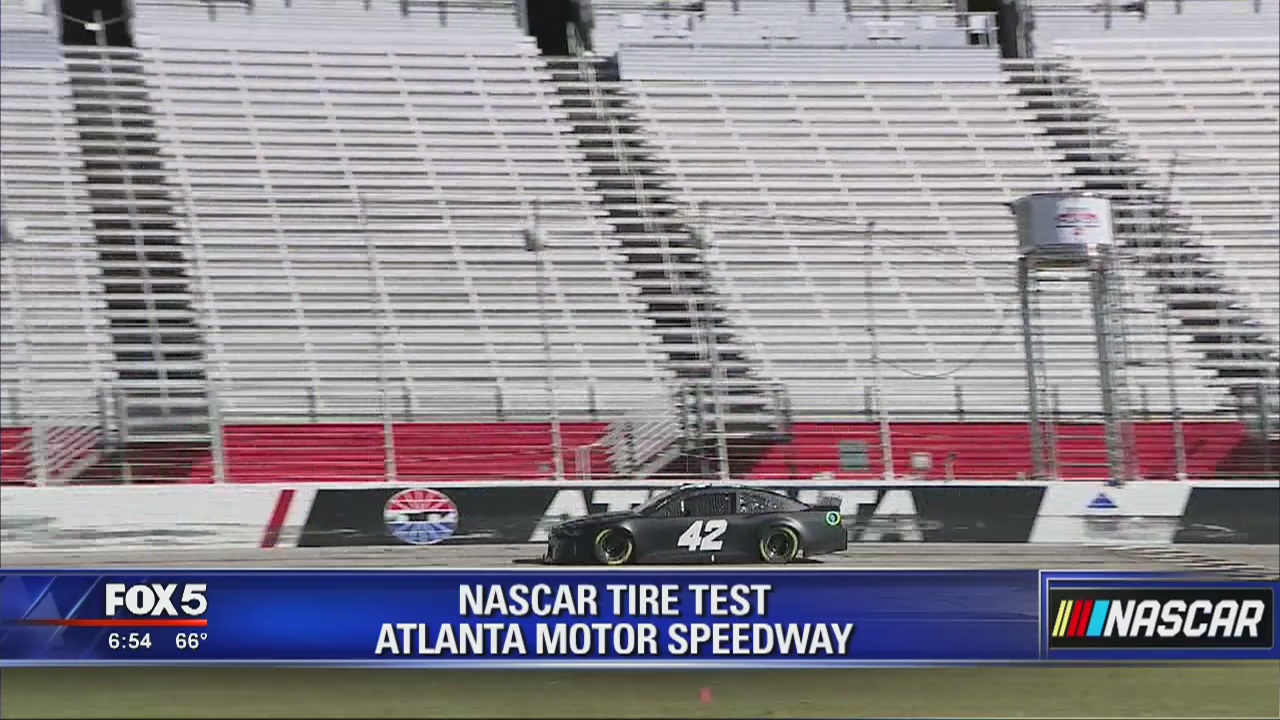 NASCAR tire test at Atlanta Motor Speedway