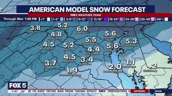 Sunday snow in DC region may disrupt inauguration travel