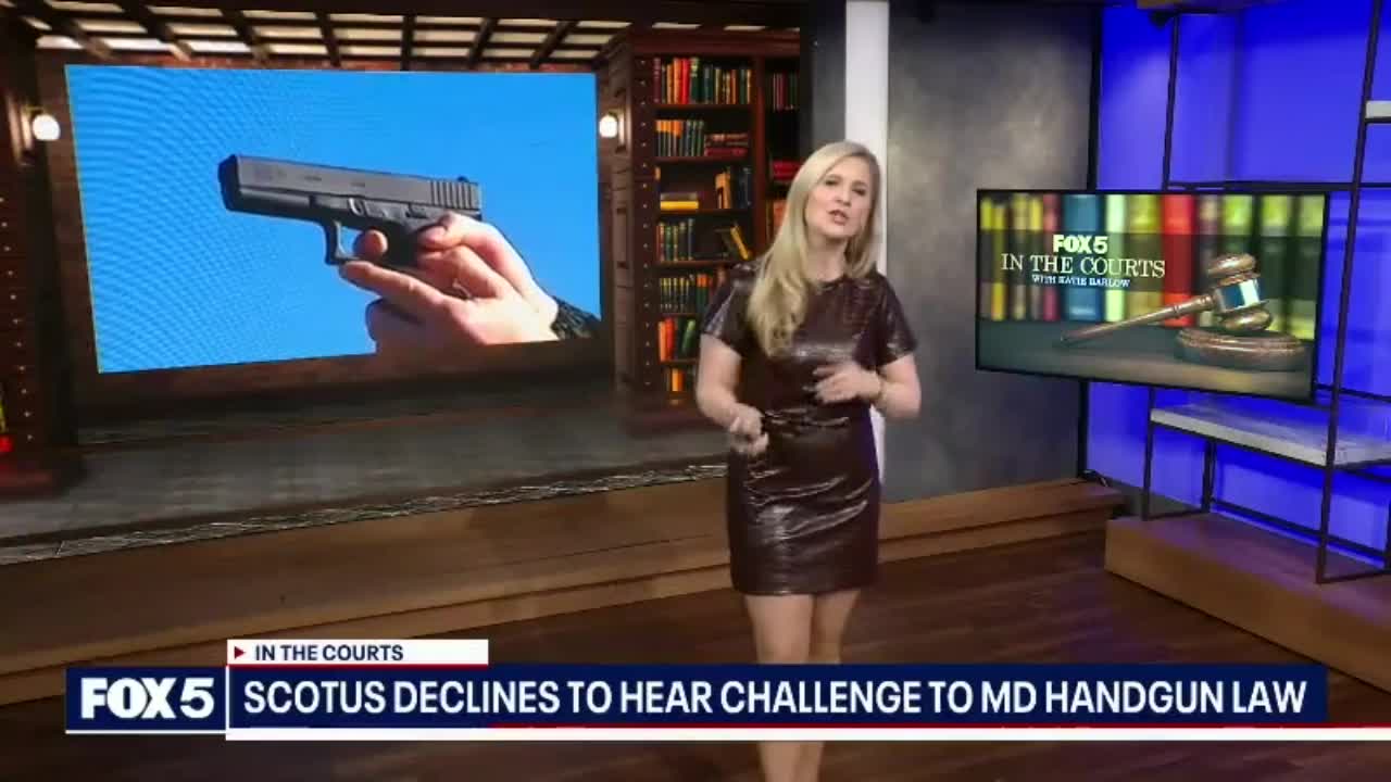 Supreme Court rejects proposed handgun law in Maryland