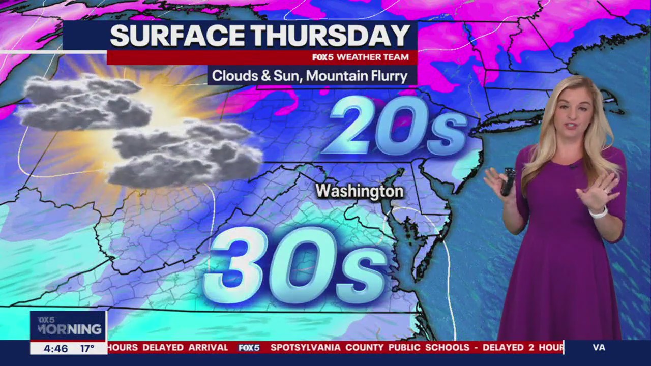 FOX 5 Weather forecast for Thursday, January 23 | FOX 5 DC