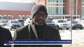 Meade High School remains under lockdown following stabbing