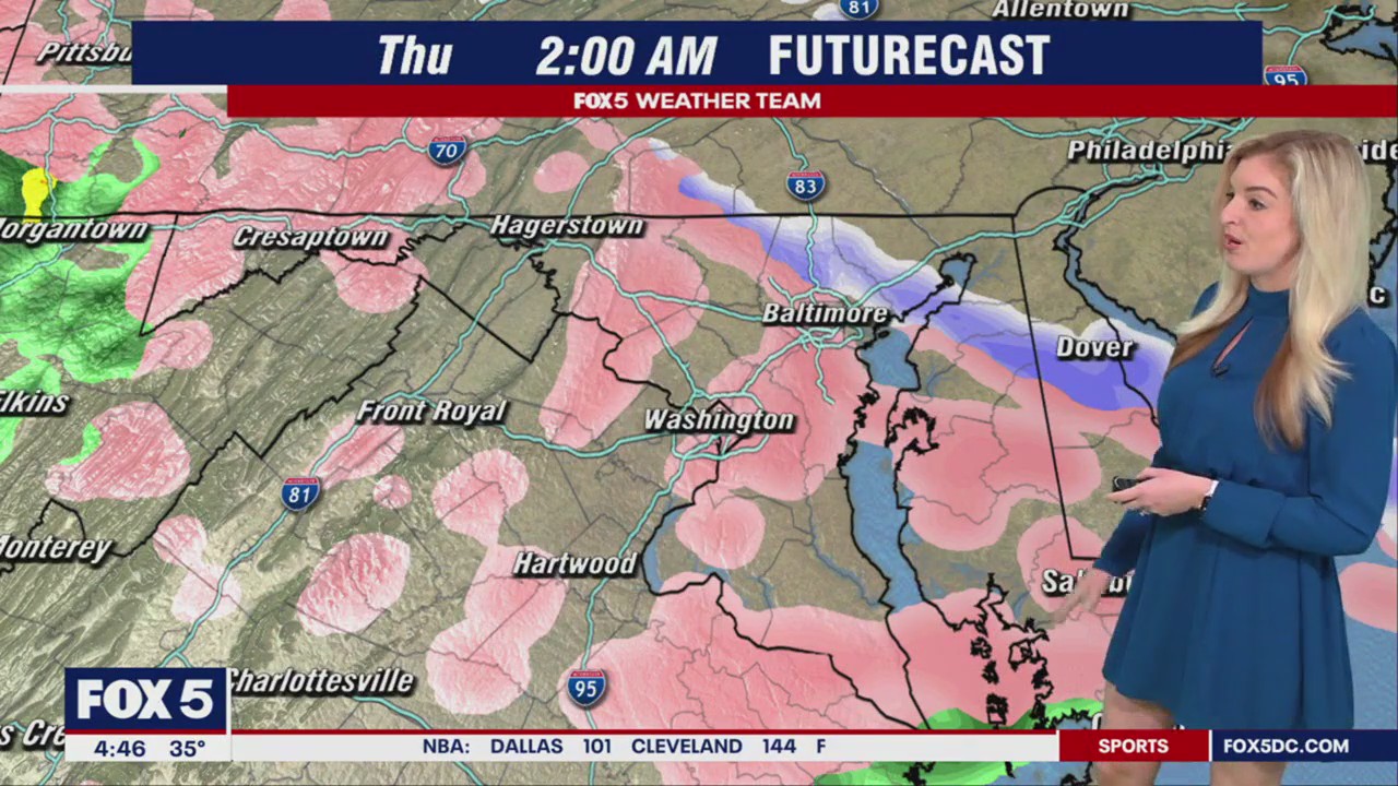 DC weather: Freezing rain, wintry mix possible later this week