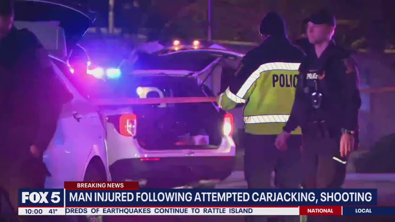 Driver shot during attempted armed carjacking in Chevy Chase | FOX 5 DC