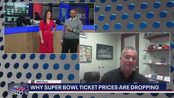 FOX 5's DMV Zone - Why Super Bowl Ticket prices are dropping?