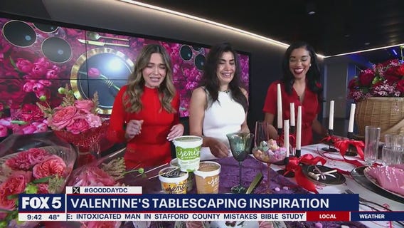 Valentine's Day tablescapes