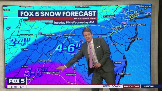 DC snow forecast: Heavy snow expected across DMV