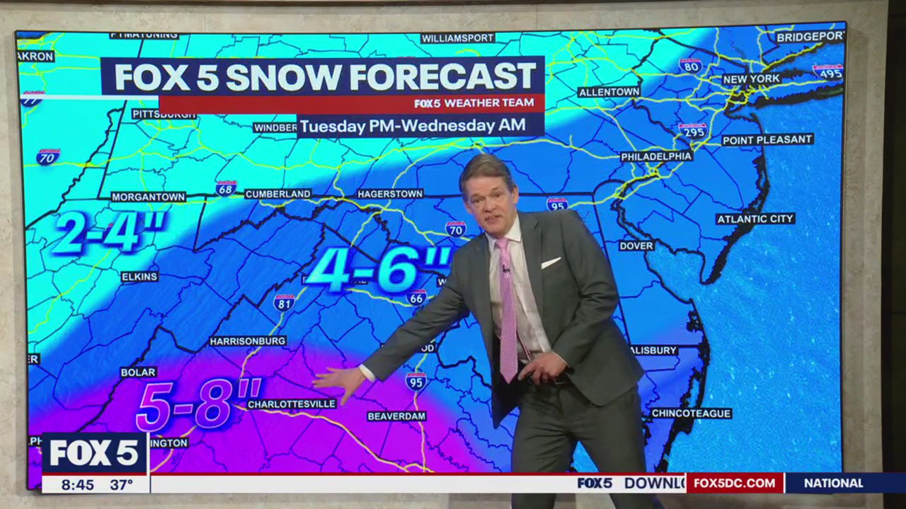 DC snow forecast: Heavy snow expected across DMV