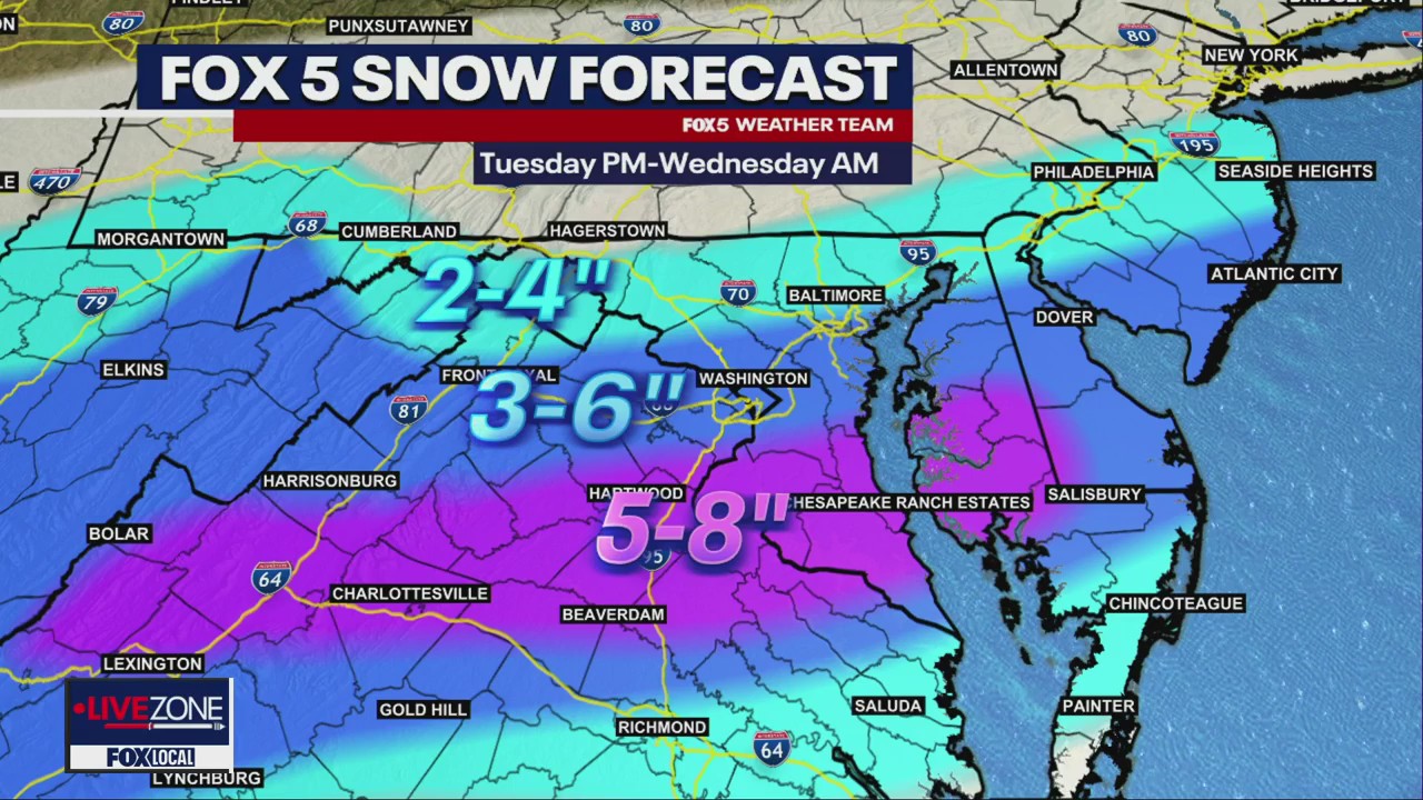 How the DMV is preparing for snow; Water main break in PG County