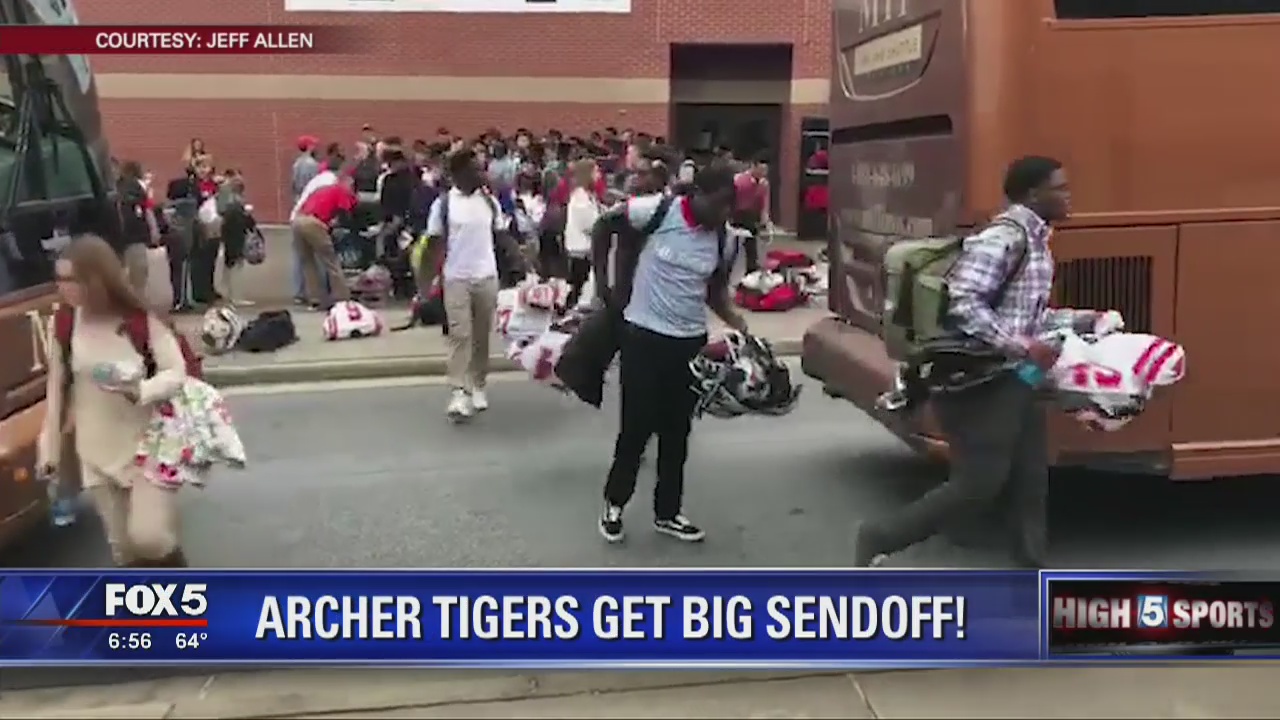 Archer Tigers get big sendoff