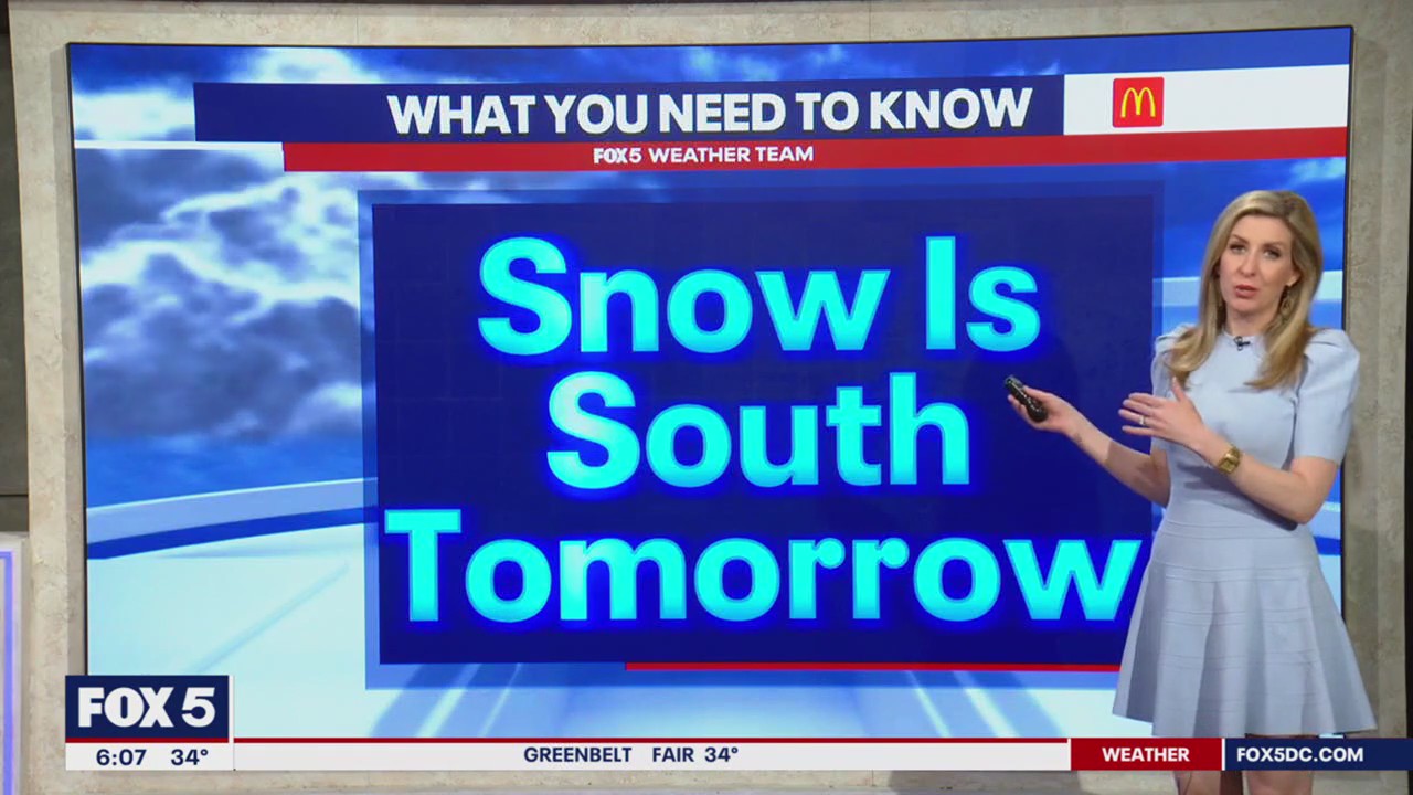 Snow threat: near miss likely for DC region