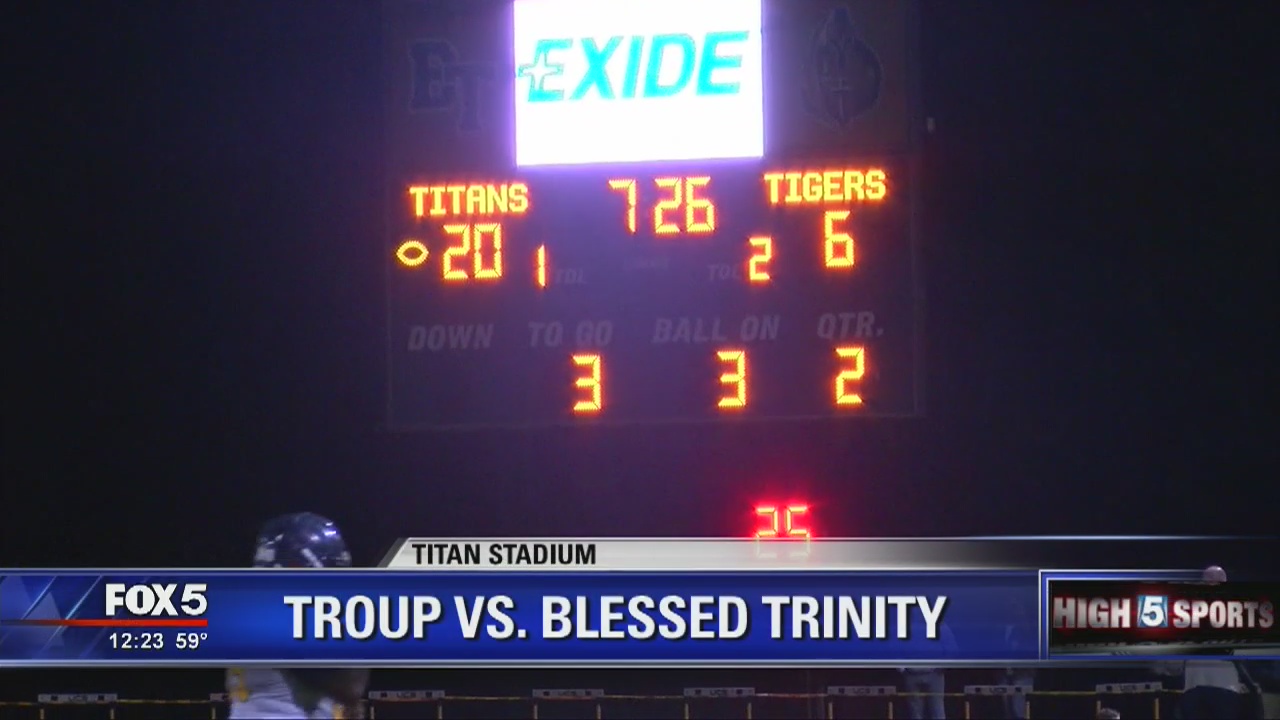 Troup vs Blessed Trinity