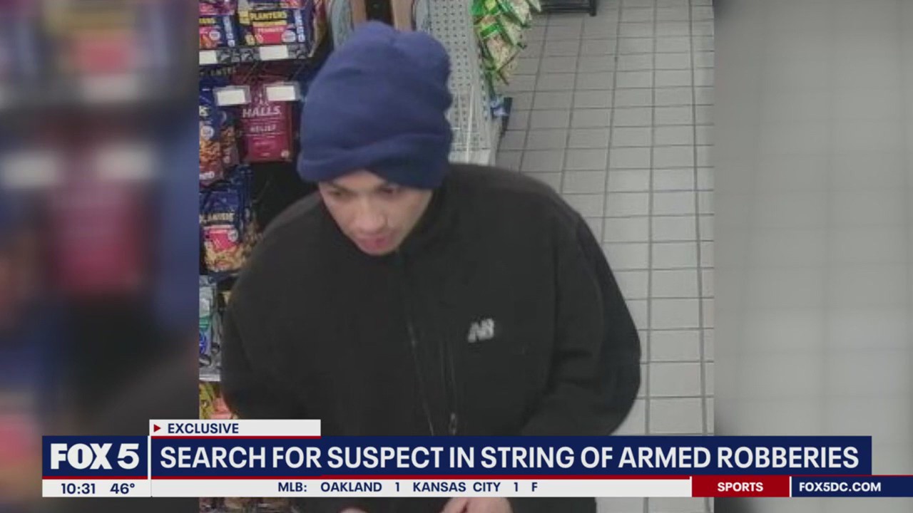 Montgomery County police searching for suspect in armed robberies | FOX ...