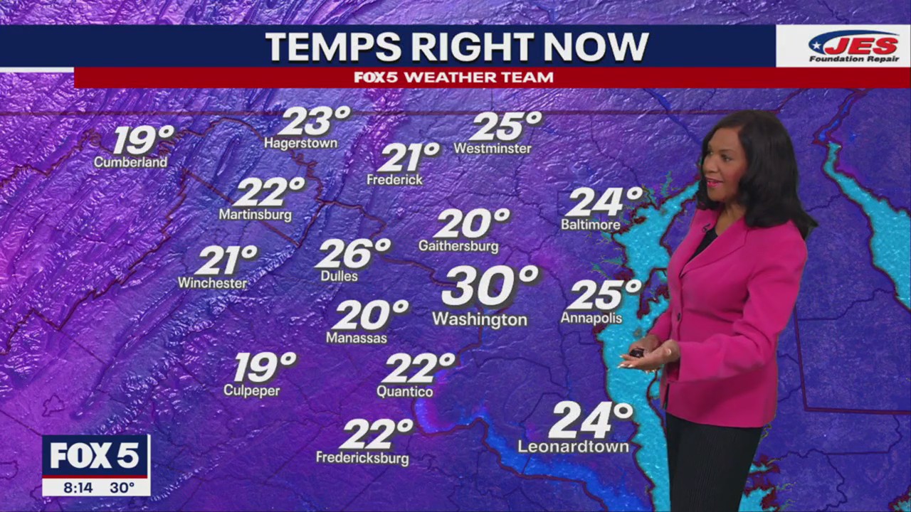 Weather forecast for Saturday, February 22