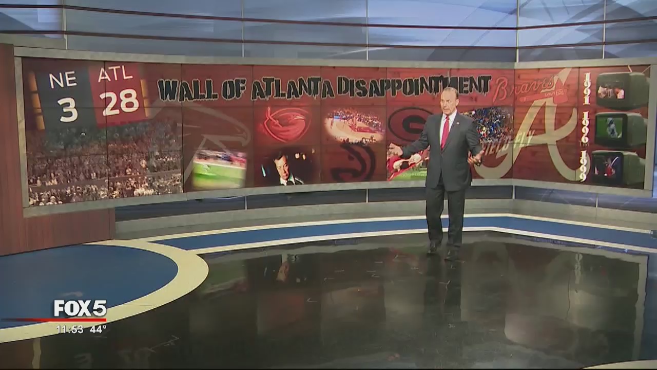 Wall of Atlanta Sports Disappointment